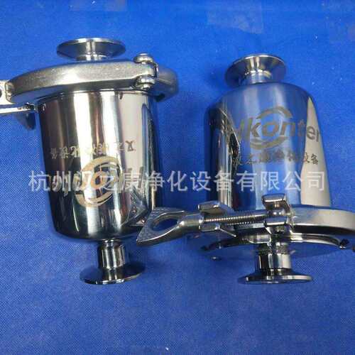 体管道过滤器厂家 直通管道过滤器 2.5英寸过滤卫生级呼吸器