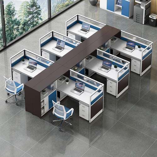 Office desk and chair combination staff computer desk