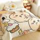 吉伊卡哇Chiikawa毛毯卡通牛奶绒加厚办公室午休毯家用沙发盖毯