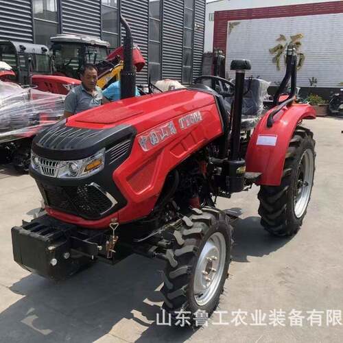 山东厂家农用拖拉机50马力60马力大棚果园农用拖拉机四轮旋耕起垄