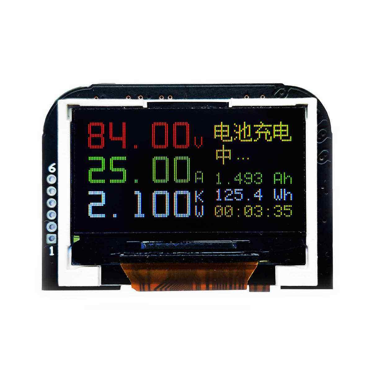 台达ESR4856AC改装专用0.96寸彩屏多功能电压电流表头(WL-096ACT)