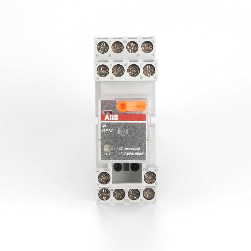 Abb小型中间继电器Cr-M024Dc2L交流14/8引脚24V直流电磁基