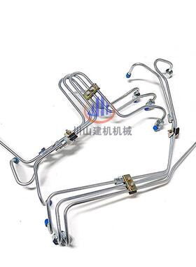 挖机配件PC200-6高压油管6D102发动机油管大机头6732-41-8410