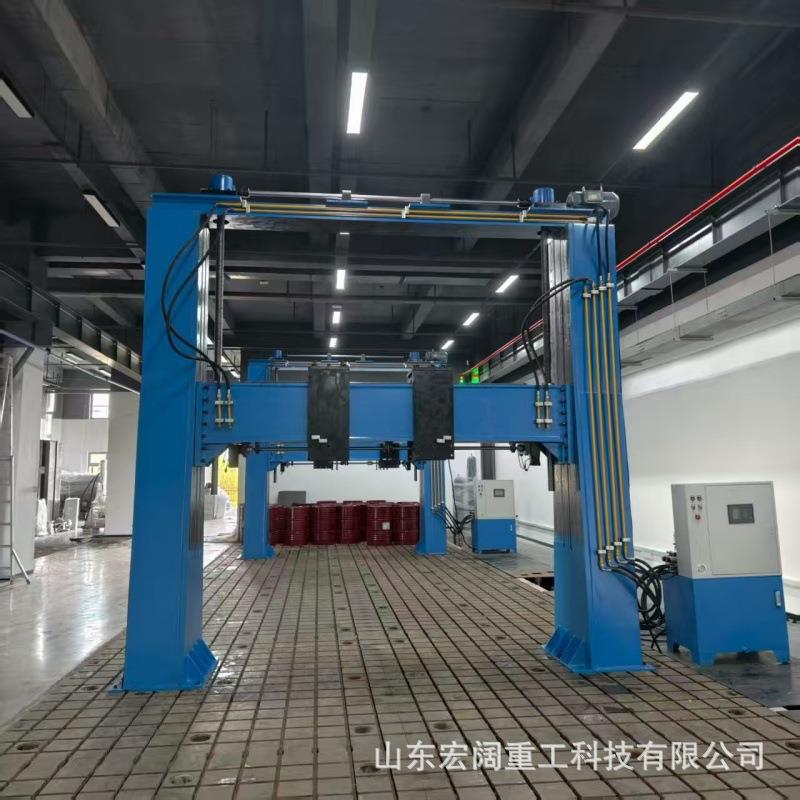 50吨大型龙门液压机移动工作台按需定制到场调试龙门油压机