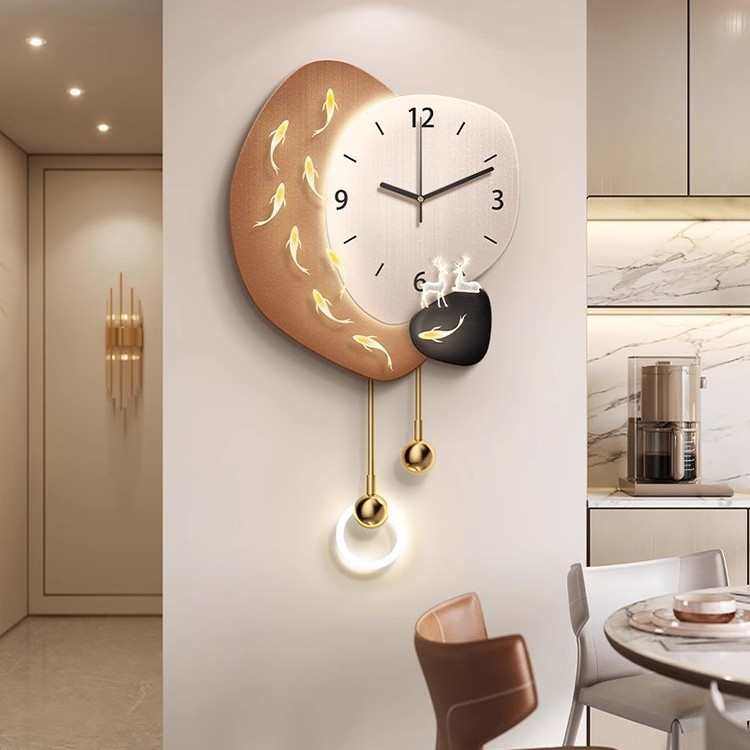 轻来石电视玄关高档壁灯钟表奢挂画2025墙运转装饰画客厅新款背景,家居饰品,现代装饰画,淘宝优惠券,粉丝福利购,淘宝优惠卷
