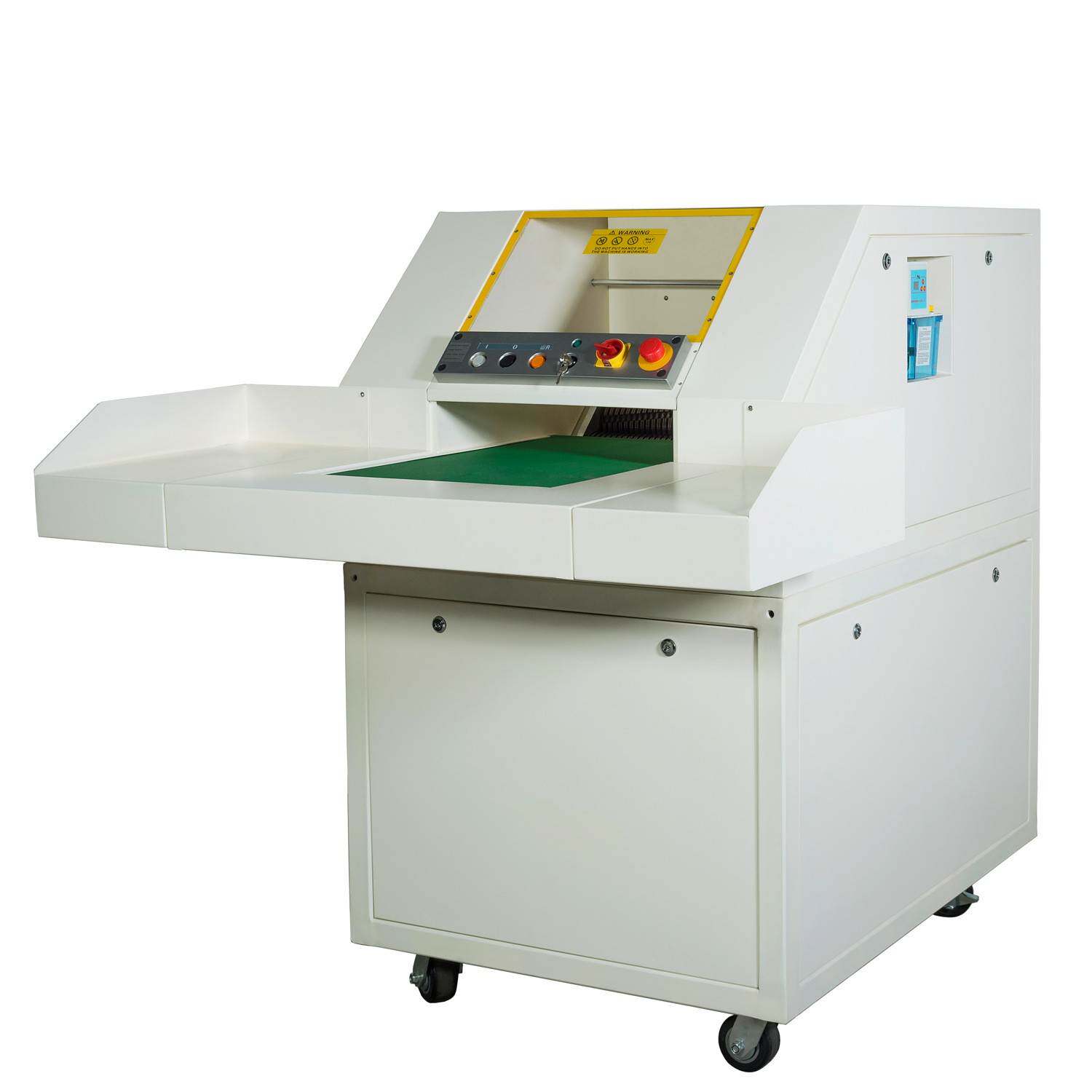 越都YD-428130型输送带皮带工业碎纸机工厂用大量图纸档案销毁