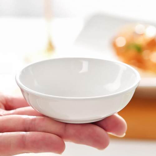 陶瓷小蘸料碟骨瓷3寸4寸小碟子家用调料碗火锅油碟味碟烤肉菜碟醋