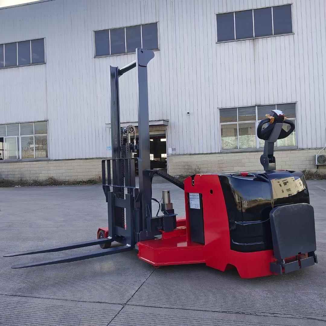 窄巷道侧向叉车前移式堆高车无支腿托盘堆垛机站驾电动叉车北京