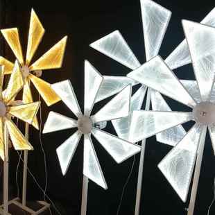 婚庆T风LRP车道装 具电动路引婚礼舞台铁摩天轮场景饰旋转风车艺摆