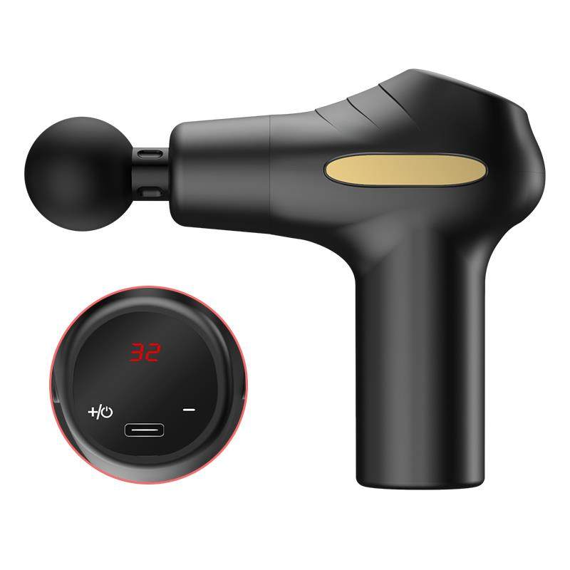 高档魔形女按迷你筋膜mi业ni肌肉摩器专小型便捷运动健身电动按枪