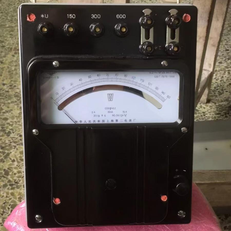D34-W单相低功率因数瓦特表cosφ=0.20.5级10A/300V