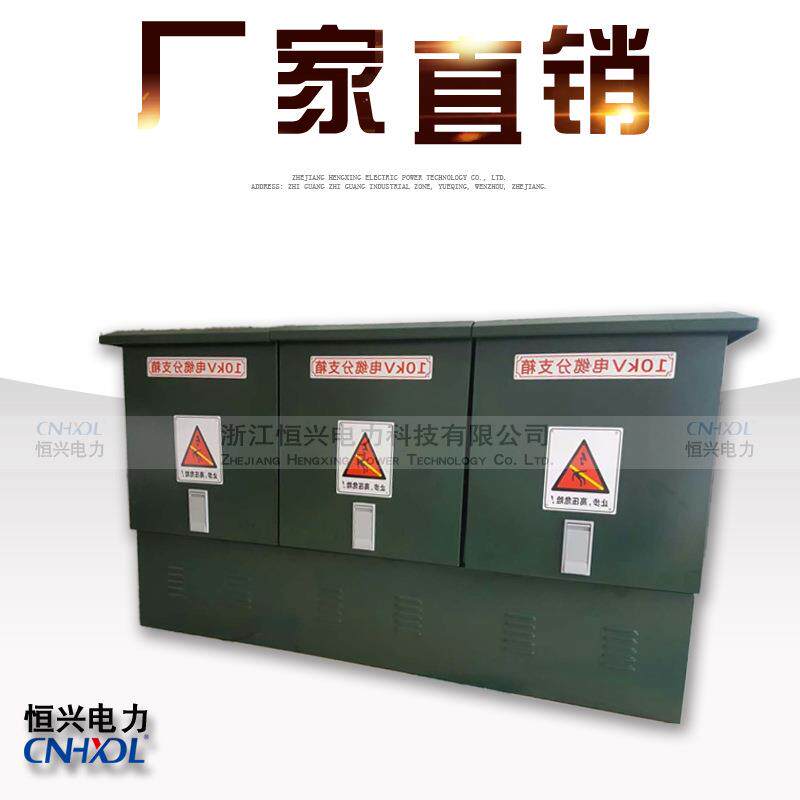 欧式分接箱10kv紫铜对接套管屏蔽式可触摸式电缆头不锈钢带避雷器