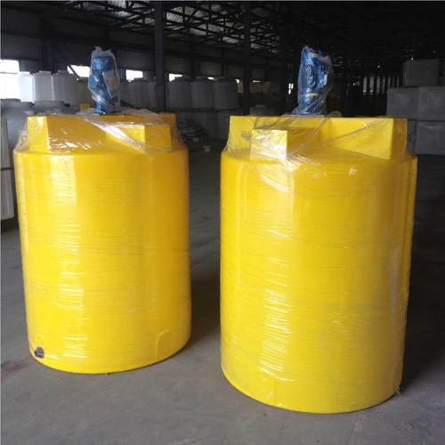 1吨桶2吨5吨化工塑料搅拌药带机PE电加药箱水处理PAM溶PAC加药箱