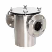 304不锈钢篮式 快开天燃气滤污器管道除污器污水毛发过 过滤器