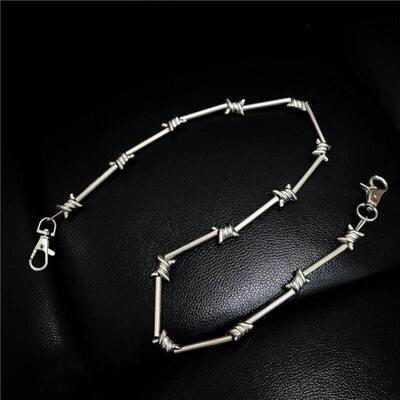 spot rock punk metal pants chain bamboo chain wallet chain