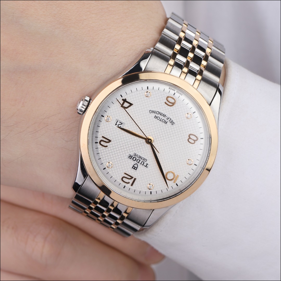 [9.8新]帝舵1926系列18K金原钻刻度自动机械手表男表m91651-0002