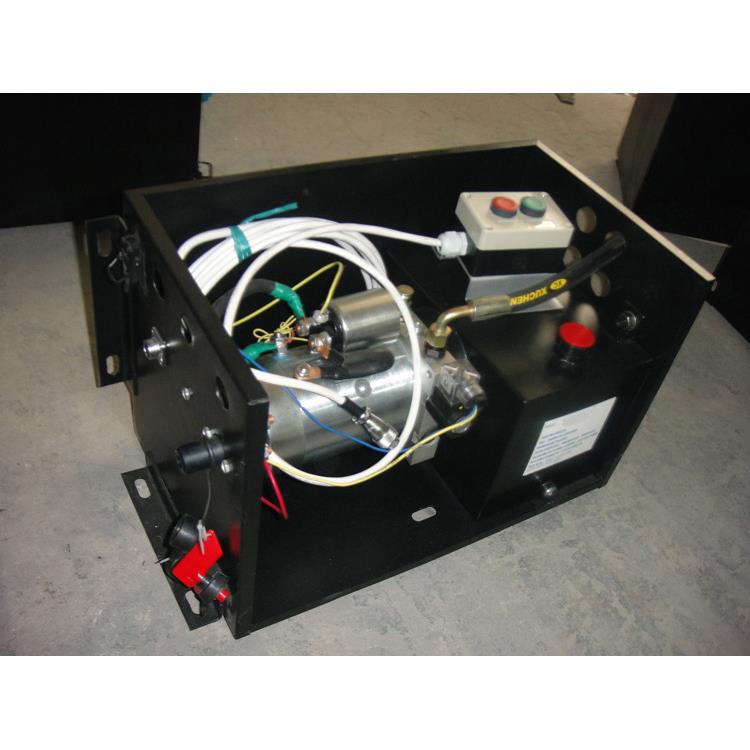 成套液压系统LED广告车舞台车飞翼车12V24)液压动力单元系统图片