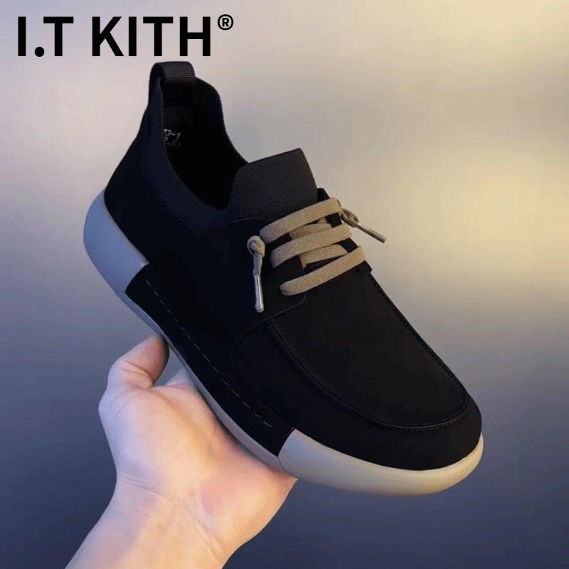 I.T KITH男鞋新款秋冬潮流时尚休闲鞋百搭板鞋个性小众低帮系带