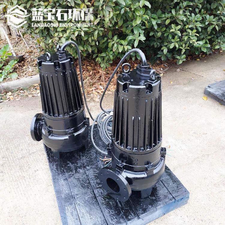 污泥泵 污水内回流泵 无堵塞排污泵WQ25-8-1.5二沉池剩余污泥泵