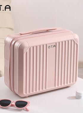 新款OTA14手提行李箱附加包女机登迷你化寸妆箱收可套拉纳杆可携