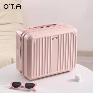 新款OTA14手提行李箱附加包女机登迷你化寸妆箱收可套拉纳杆可携