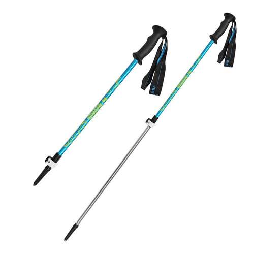 新品上新儿童登山杖两节伸缩外锁轻量便携