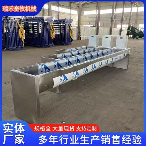 牛羊电加热不锈钢恒温饮水槽水槽养殖场自动上水加厚不锈钢饮水槽