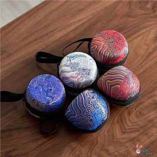 主人杯单杯袋户外便携包高档民族风文玩袋茶具手提小众收纳包