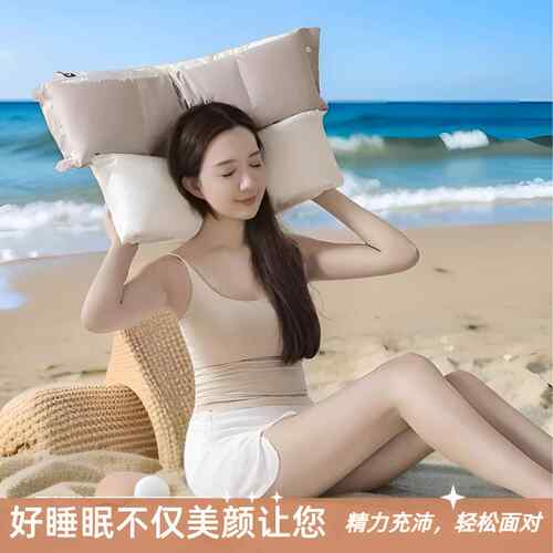 棉双牵引分区颈双层可调节高低侧全睡向ZMS不压耳枕头枕芯家用柔