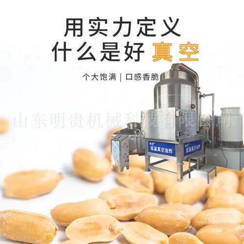 花生米真空油炸机 坚果豆果类真空低温油炸机 vf西兰花脆加工设备