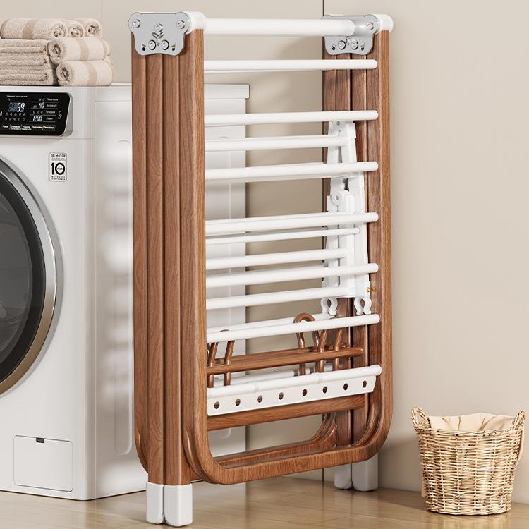 折叠晾衣架落地家用室台晒衣架子卧室内婴儿挂晾衣杆晒无品牌/被