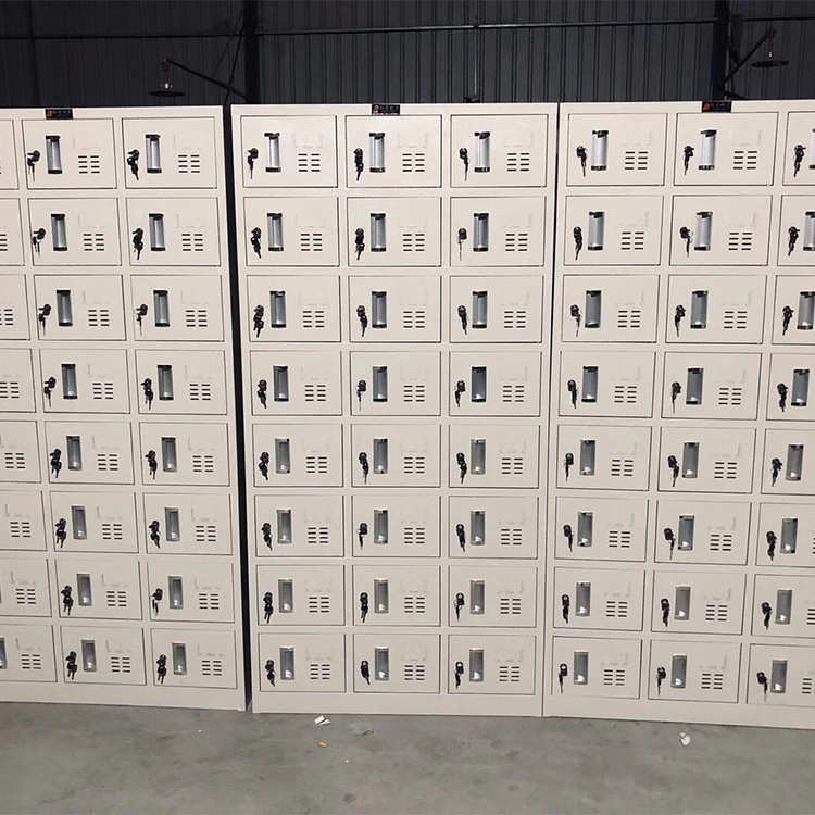 员工更衣柜健身房瑜伽馆存包柜钢制储物柜带锁多门办公文件铁皮柜