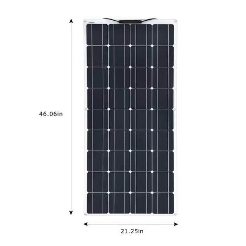300W 4PCS 柔性太阳能电池板组件 家用太阳能电池板 配40A控制器