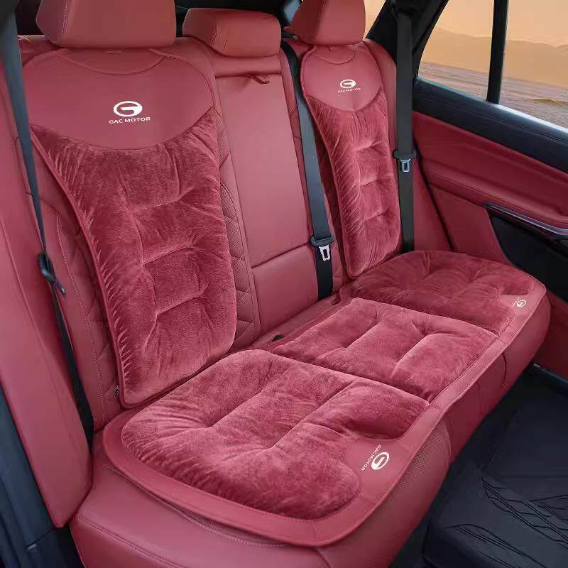 适用传祺冬季保暖坐垫影酷/豹M6/GS3/GS4/GS8/E9法兰绒坐垫背靠垫