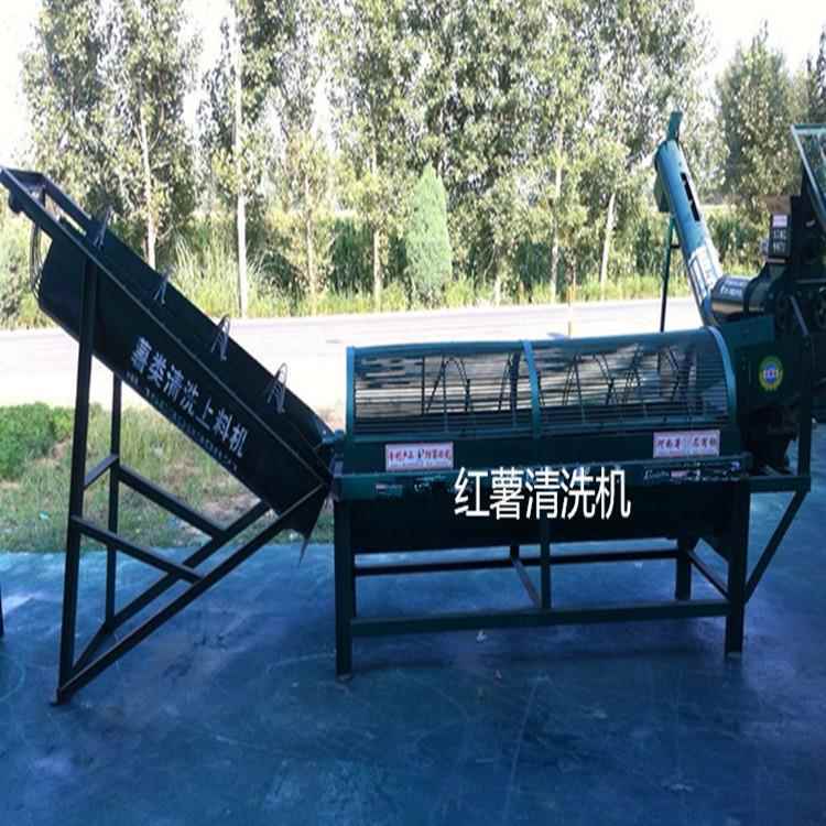 东北地瓜粉打浆机 一体式上料清洗渣浆分离机 全自动红薯打浆机