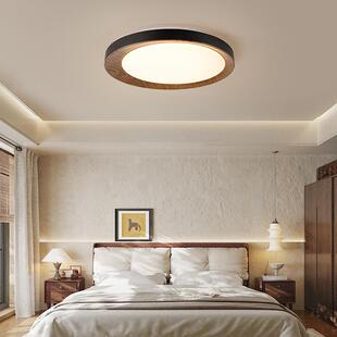 2024年新款 全光谱卧室吸顶灯现代简约护眼奶油风圆形主卧房间灯具