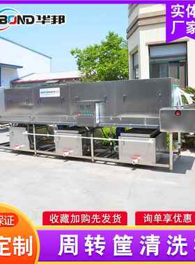 塑料托盘循高压喷淋清洗机周转清HB-6000洗机筐 自动过滤环 式洗