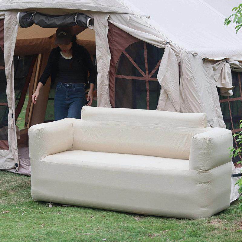 户外双人充气沙发露营快速充气野营家用可携式超轻懒人沙发椅充气