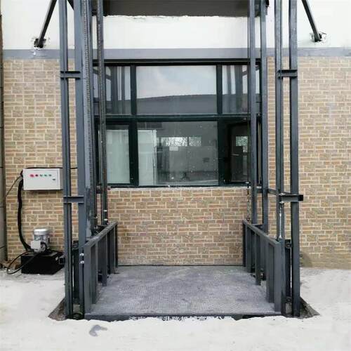 升降1-10米固定链条式升降机生产导轨链条式升降平台济南天越