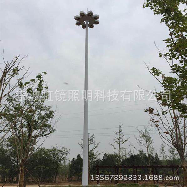 自己厂家LED高杆灯虹镜照明余姚厂家20米自动升降高杆灯