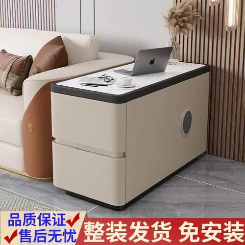 沙发边柜轻奢高级客厅边几实木超窄侧边柜简约现代小型迷你30CM