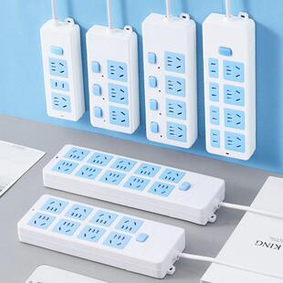 排插家空调电源us多功GKO能排插座b插带线插用板1.8-5米