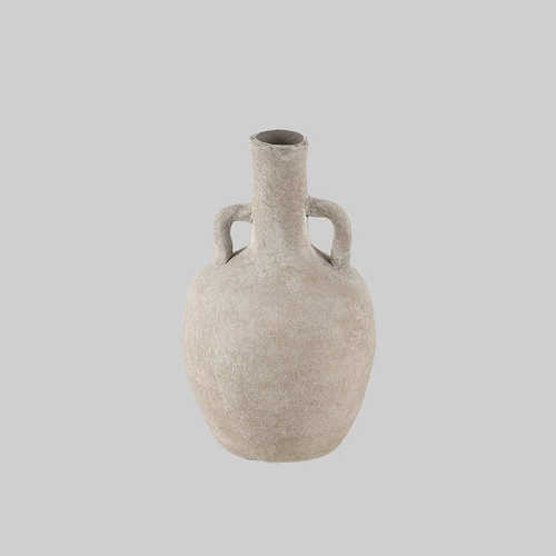 侘寂风莫兰迪色陶瓷花瓶家居样板间民宿餐桌软装干花花器装饰摆件