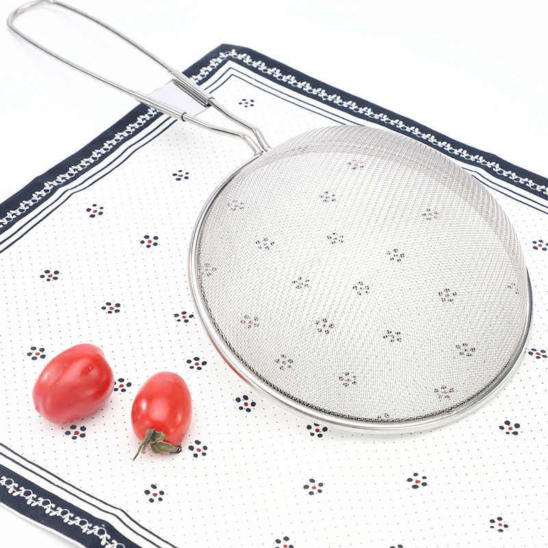 厨房不锈钢细过滤网漏勺果汁豆浆火锅过滤网筛泡沫捞勺过虑网大