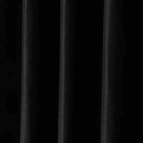 Modern Black Shower Curtains Waterproof Fabric Solid Color B