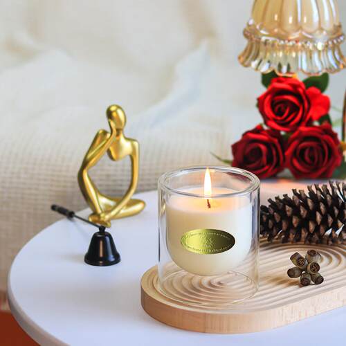 「露屿谧境」慵懒周末香薰蜡烛家用卧室内天然植物大豆蜡助眠香氛