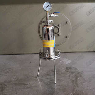 0.5L实验室正压过滤器 不锈钢正压过滤器 可定做316l 镜面抛光