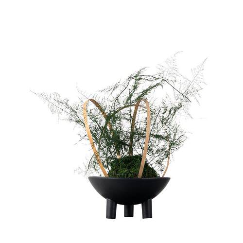 侘寂风仿真绿植盆景文艺造景样板间茶室书房中古设计师装饰品摆件