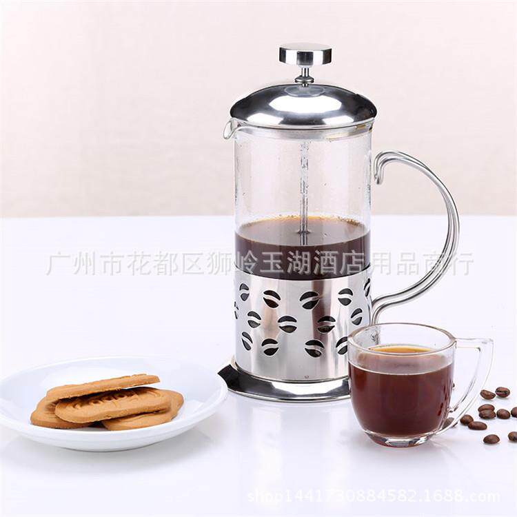 法压壶法式按压咖啡壶冲茶壶压滤壶咖啡壶冲茶器花茶摩卡壶滤压壶