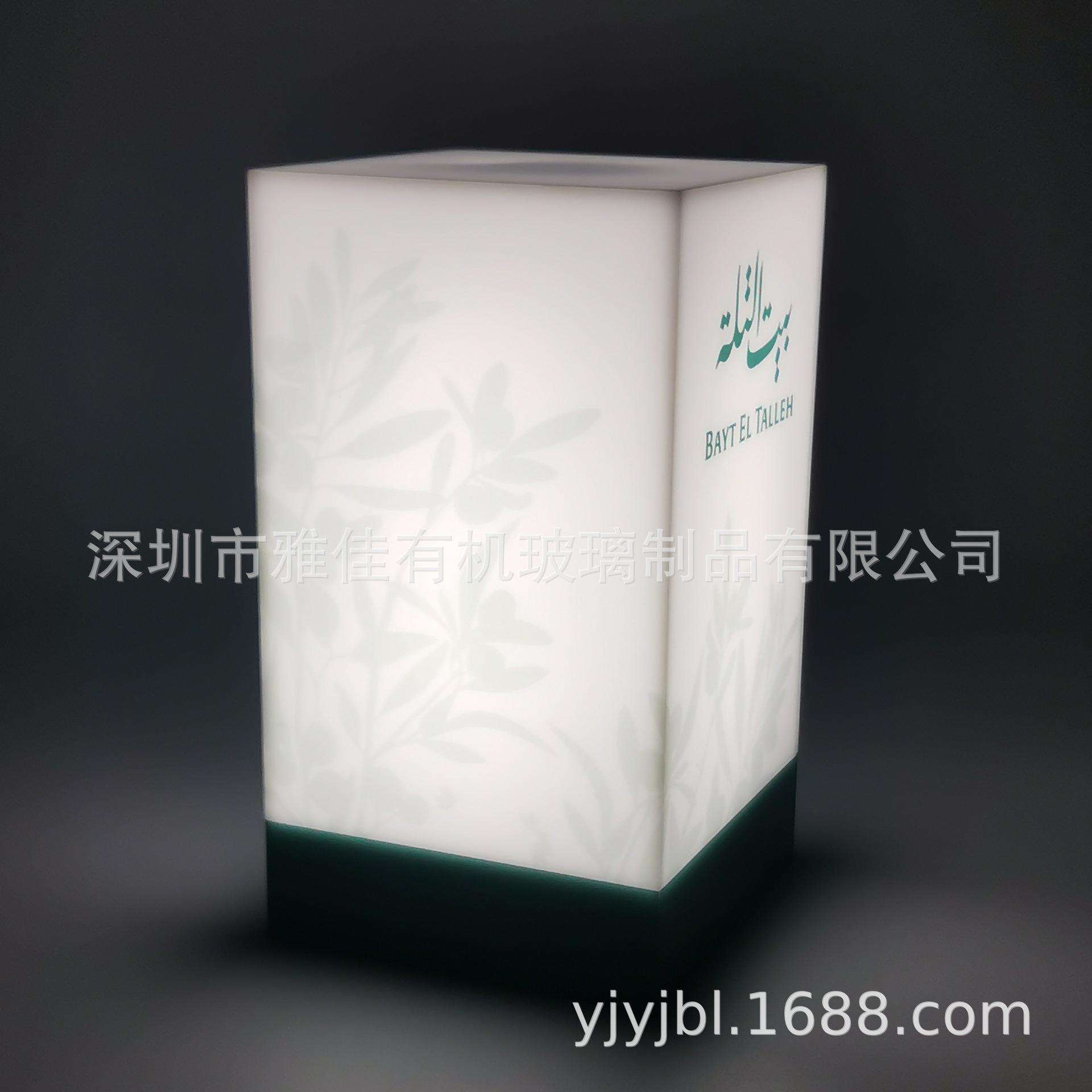 厂家直销亚克力桌面灯箱柜台广告灯箱有机玻璃小型灯箱